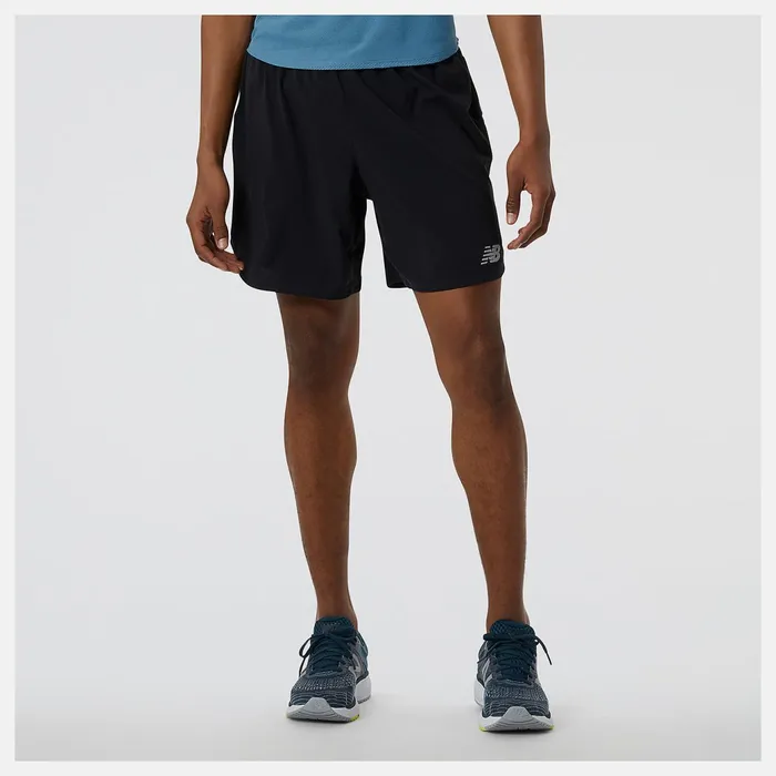 Men Impact Run 7 Inch Short Black New Balance Shorts