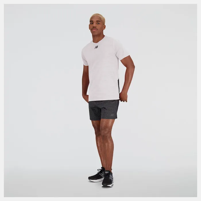 Men Impact Run Luminous Short Sleeve Stone Pink New Balance Shirts Men Impact Run Luminous Short Sleeve Stone Pink New Balance Shirts