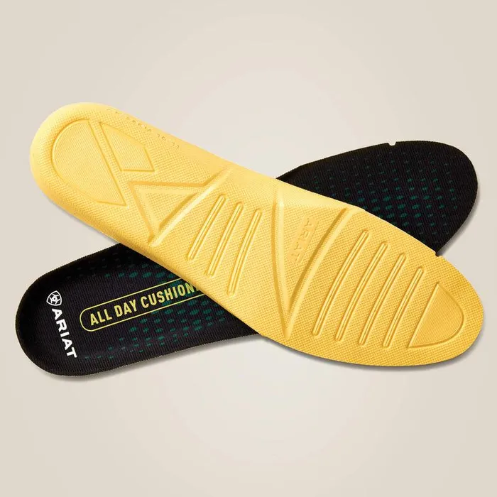Men Insoles and Inserts Ariat All Day Cushioning Round Toe Insole Black