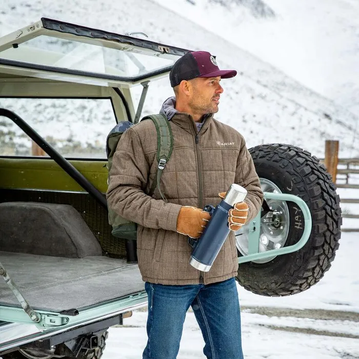 Men Jackets and Vests Ariat Crius Insulated Jacket Crocodile Men Jackets and Vests Ariat Crius Insulated Jacket Crocodile