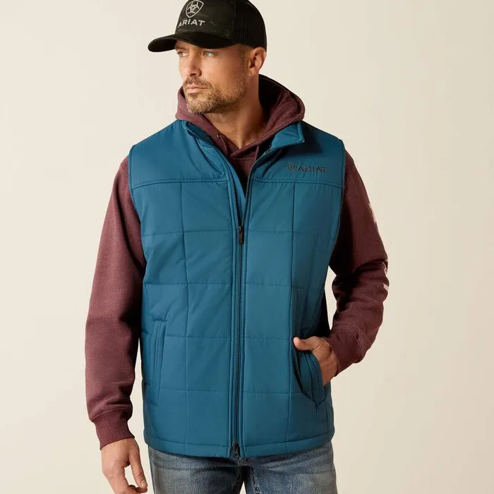 Men Jackets and Vests Ariat Crius Insulated Vest Deep Dive
