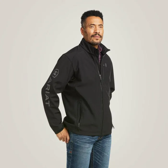 Men Jackets and Vests Ariat Logo 20 Patriot Softshell Water Resistant Jacket Black Men Jackets and Vests Ariat Logo 20 Patriot Softshell Water Resistant Jacket Black