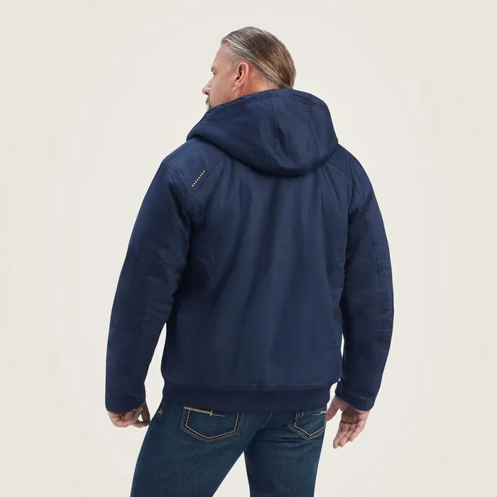 Men Jackets and Vests Ariat Rebar DuraCanvas Jacket Navy Men Jackets and Vests Ariat Rebar DuraCanvas Jacket Navy