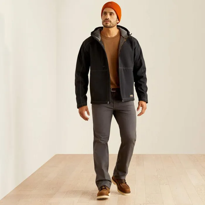 Men Jackets and Vests Ariat Rebar Sherpa Stretch Canvas Softshell Jacket Black Men Jackets and Vests Ariat Rebar Sherpa Stretch Canvas Softshell Jacket Black