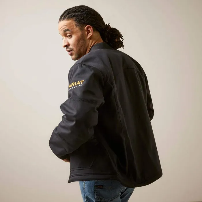 Men Jackets and Vests Ariat Rebar Stretch Canvas Bomber Jacket Black Men Jackets and Vests Ariat Rebar Stretch Canvas Bomber Jacket Black