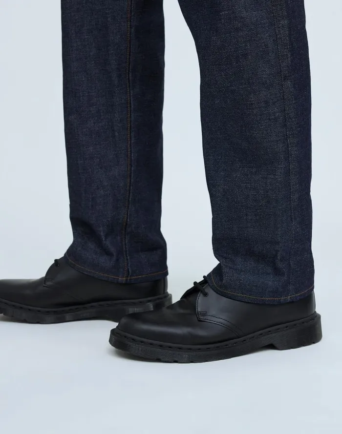 Men Jeans Madewell Vintage Relaxed Straight Jeans In Raw Selvedge Raw Selvedge
