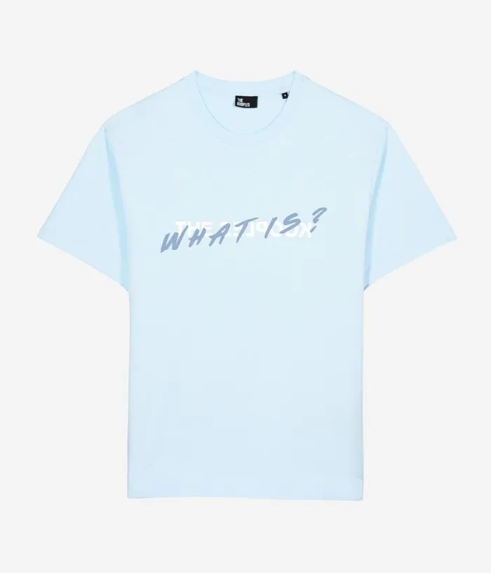 Men Light Blue What Is Tshirt THE KOOPLES Tshirts
