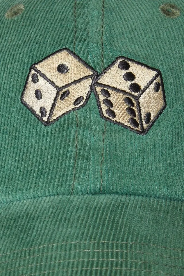 Men Lucky Brand Hats Lucky Dice Baseball Hat Loden Green