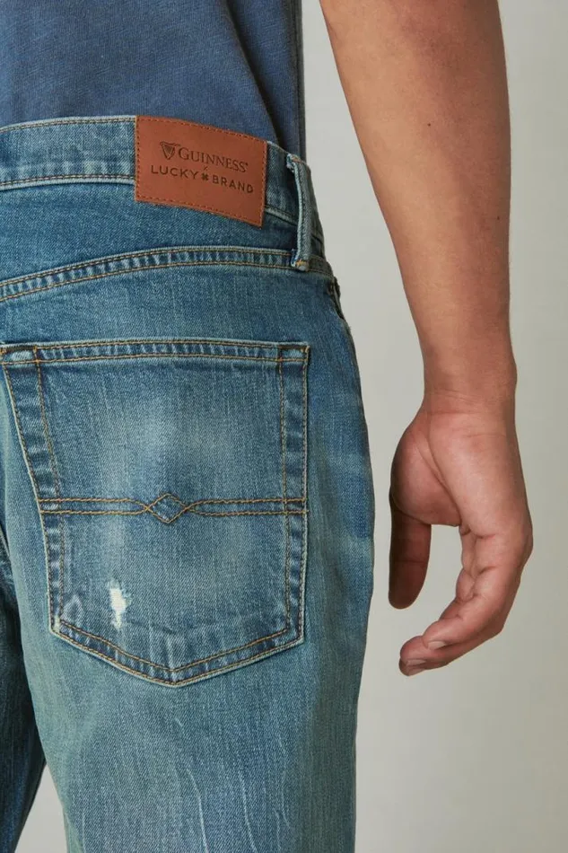 Men Lucky Brand Jeans 363 Vintage Straight Guinness Jean Stout