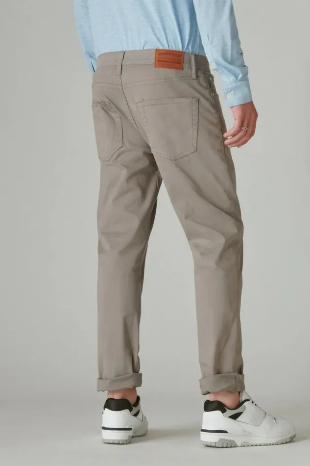 Men Lucky Brand Pants 410 Athletic Sateen Stretch Jean Brushed Nickel