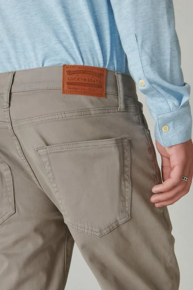 Men Lucky Brand Pants 410 Athletic Sateen Stretch Jean Brushed Nickel