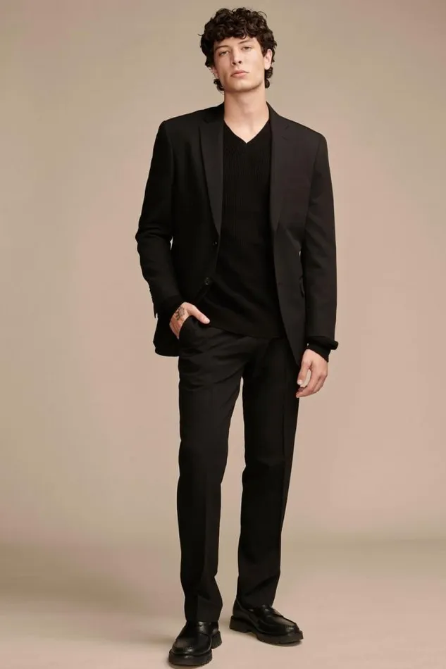 Men Lucky Brand Suit Separates Suit Separate 4 Way Stretch Pant Black