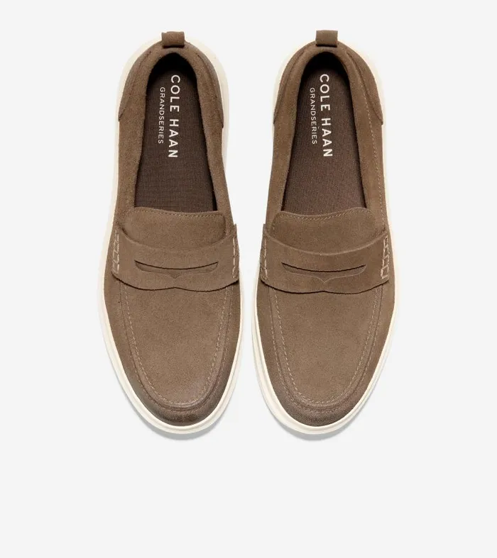 Men Men039s GrandPr Rally Penny Loafer Beige Cole Haan Loafers and Drivers Men Men039s GrandPr Rally Penny Loafer Beige Cole Haan Loafers and Drivers