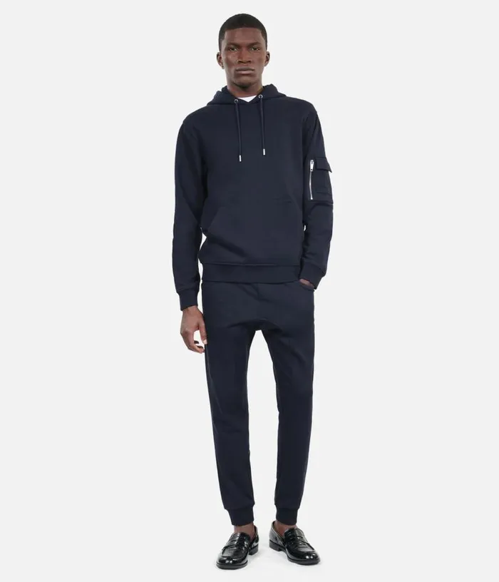 Men Navy Blue Hoodie THE KOOPLES Sweatshirts and Sweatpants