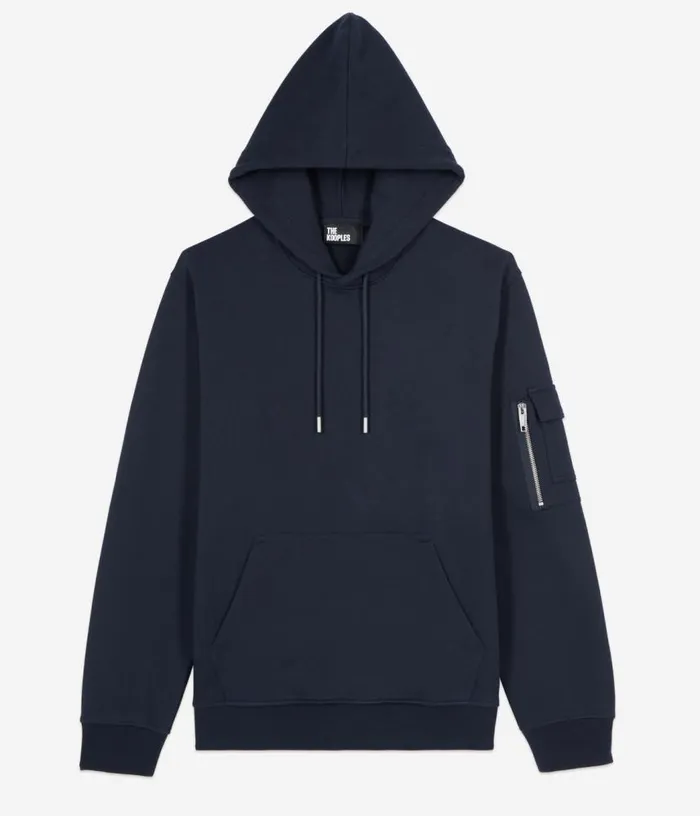 Men Navy Blue Hoodie THE KOOPLES Sweatshirts and Sweatpants