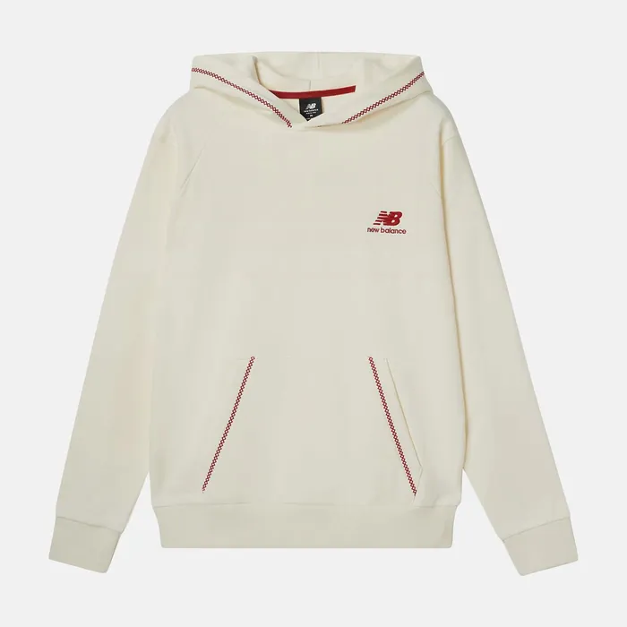 Men NB Athletics Lunar New Year French Terry Hoodie Cannoli Cream New Balance Hoodies and Sweatshirts