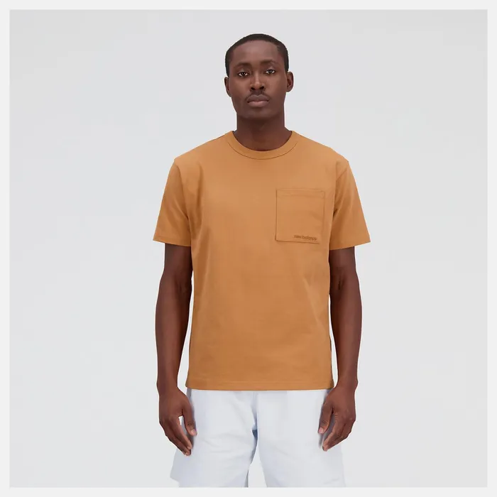 Men NB Athletics Nature State Short Sleeve Tee Tobacco New Balance Shirts Men NB Athletics Nature State Short Sleeve Tee Tobacco New Balance Shirts