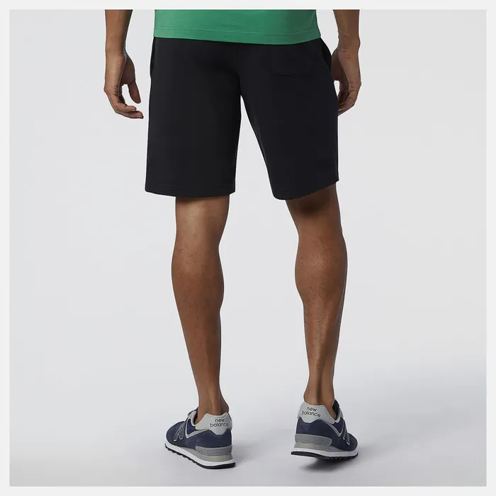 Men NB Essentials Stacked Logo Short Black New Balance Shorts Men NB Essentials Stacked Logo Short Black New Balance Shorts