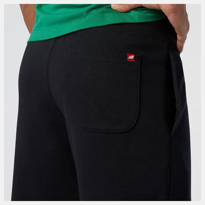 Men NB Essentials Stacked Logo Short Black New Balance Shorts Men NB Essentials Stacked Logo Short Black New Balance Shorts