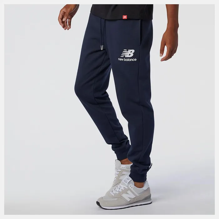 Men NB Essentials Stacked Logo Sweatpant Eclipse New Balance Pants Men NB Essentials Stacked Logo Sweatpant Eclipse New Balance Pants