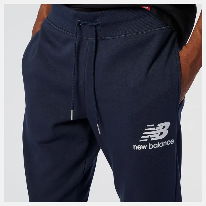 Men NB Essentials Stacked Logo Sweatpant Eclipse New Balance Pants Men NB Essentials Stacked Logo Sweatpant Eclipse New Balance Pants
