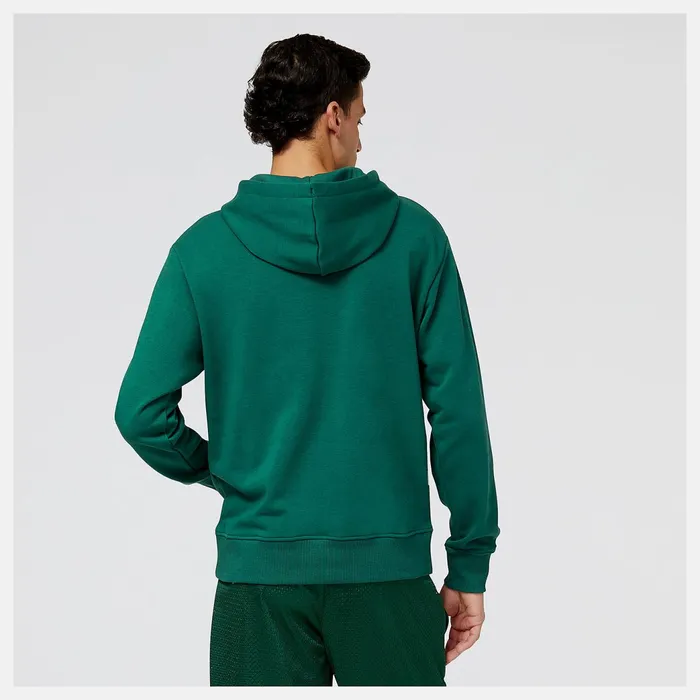 Men NB Hoops Fundamentals Hoodie Team Forest Green New Balance Hoodies and Sweatshirts Men NB Hoops Fundamentals Hoodie Team Forest Green New Balance Hoodies and Sweatshirts
