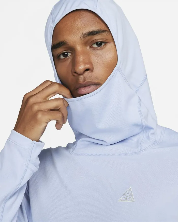 Men Nike Hoodies And Sweatshirts ACG DriFIT ADV 039Lava Tree039 Cobalt Blisssummit White