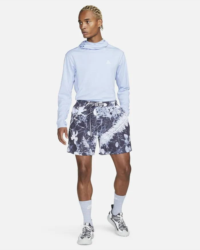 Men Nike Hoodies And Sweatshirts ACG DriFIT ADV 039Lava Tree039 Cobalt Blisssummit White