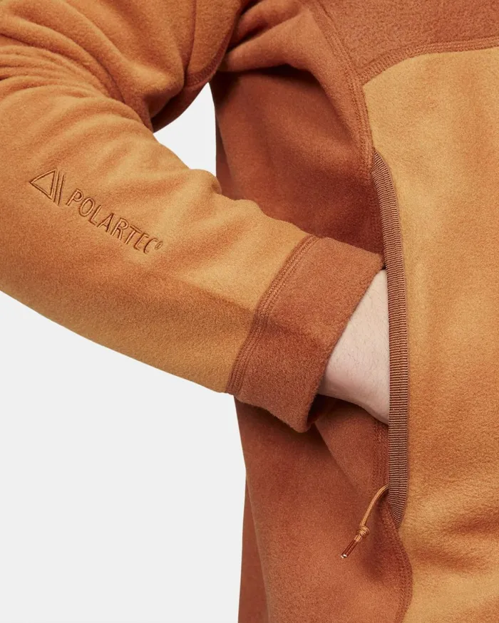 Men Nike Hoodies And Sweatshirts ACG ThermaFIT 039Wolf Tree039 Dark Russetmonarchsummit White