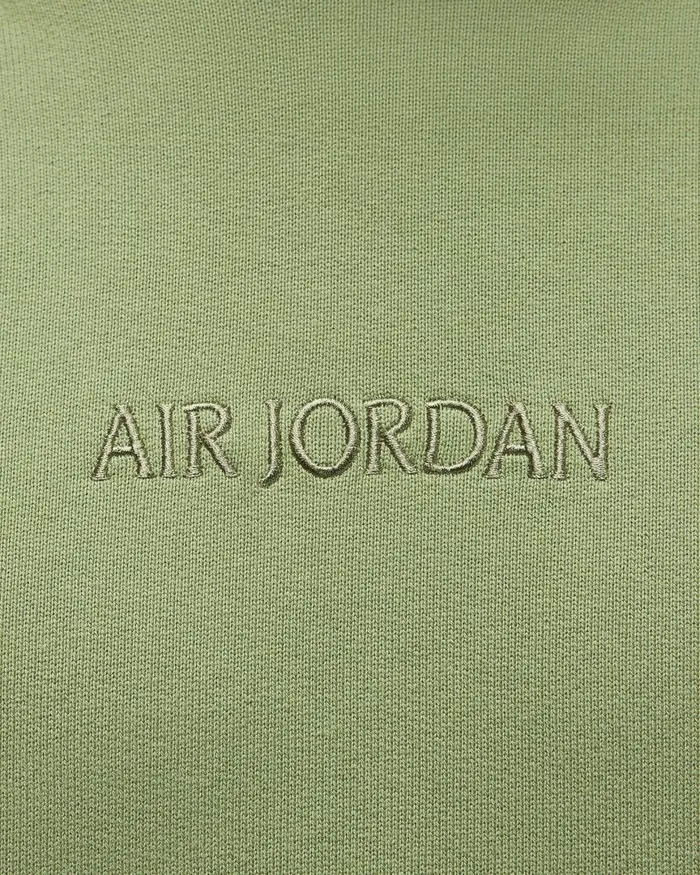 Men Nike Hoodies And Sweatshirts Air Jordan Wordmark Sky J Light Olivesky J Light Olive
