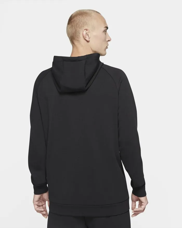 Men Nike Hoodies And Sweatshirts Dry Graphic Blackwhite