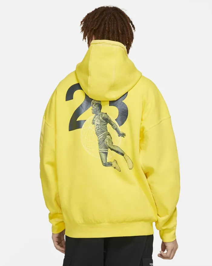 Men Nike Hoodies And Sweatshirts Jordan 23 Engineered Opti Yellowblack