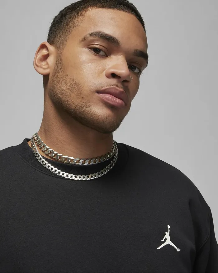 Men Nike Hoodies And Sweatshirts Jordan Flight MVP Blacksail