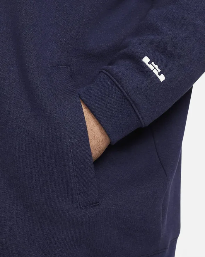 Men Nike Hoodies And Sweatshirts LeBron Purple Inkheatherphantom