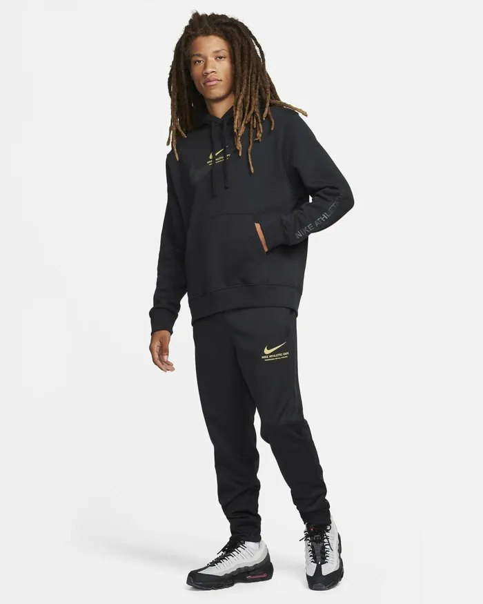 Men Nike Hoodies And Sweatshirts Sportswear Black