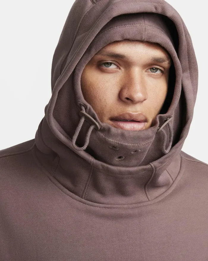 Men Nike Hoodies And Sweatshirts Sportswear ThermaFIT Tech Pack Plum Eclipseplum Eclipse
