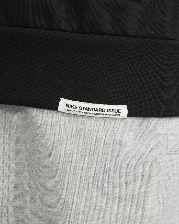Men Nike Hoodies And Sweatshirts Standard Issue Blackpale Ivory