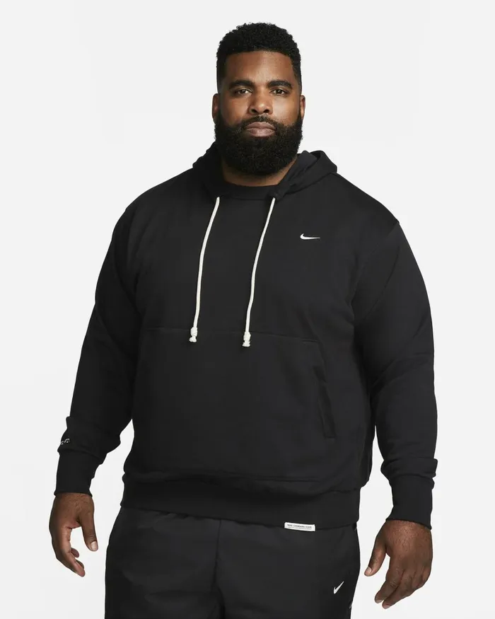 Men Nike Hoodies And Sweatshirts Standard Issue Blackpale Ivory