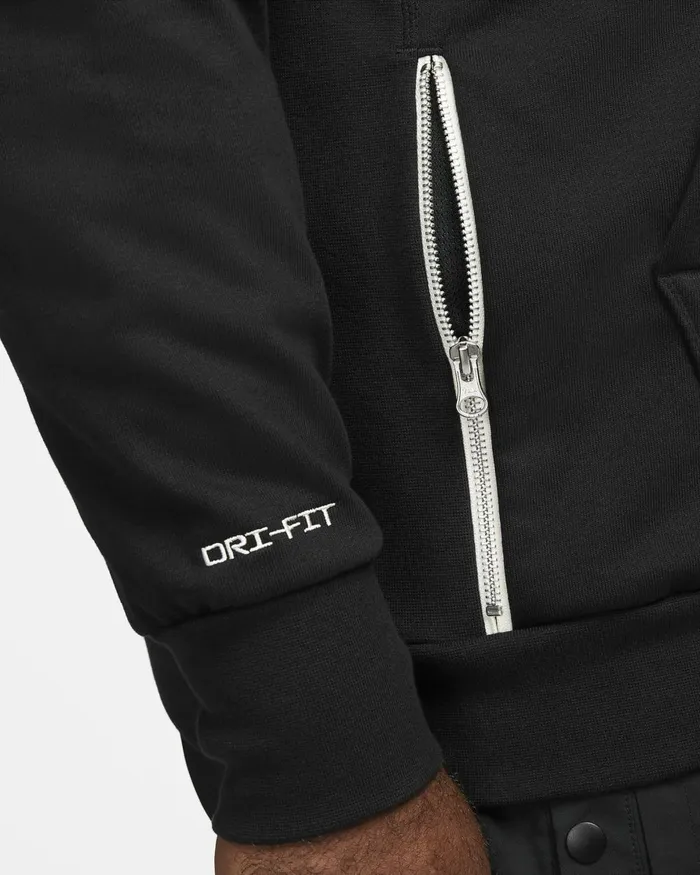 Men Nike Hoodies And Sweatshirts Standard Issue Blackpale Ivory