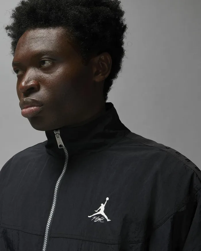 Men Nike Jackets Jordan Essentials Blackblacksail
