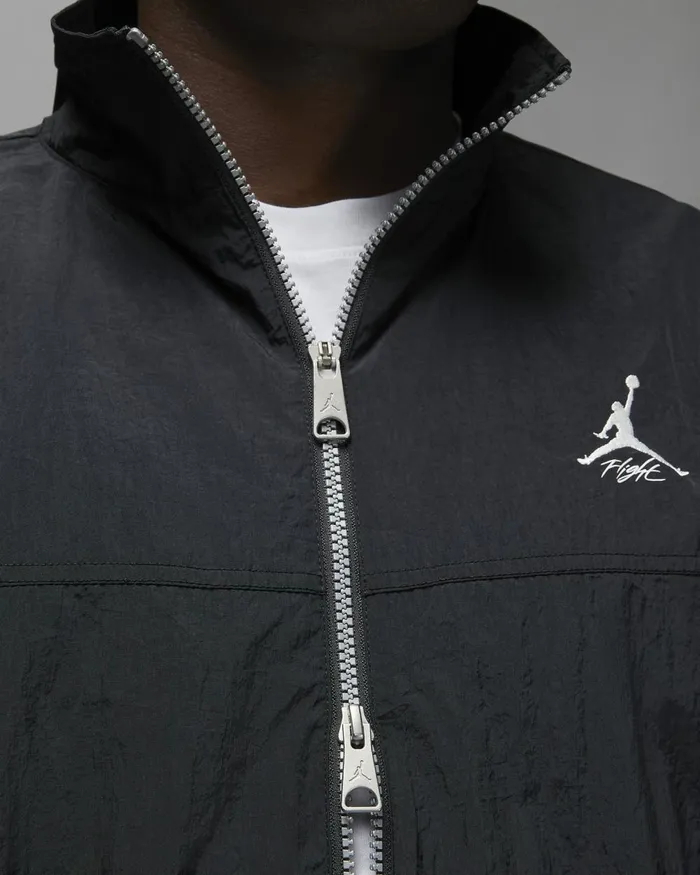 Men Nike Jackets Jordan Essentials Blackblacksail
