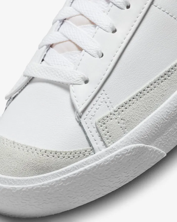 Men Nike Lifestyle Blazer Mid 03977 Whitebright Mandarinmedium Ashblack