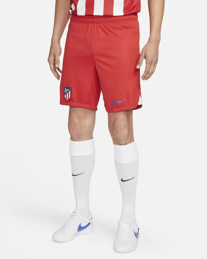 Men Nike Shorts Atltico Madrid 202324 Stadium HomeAway Sport Redwhiteold Royal