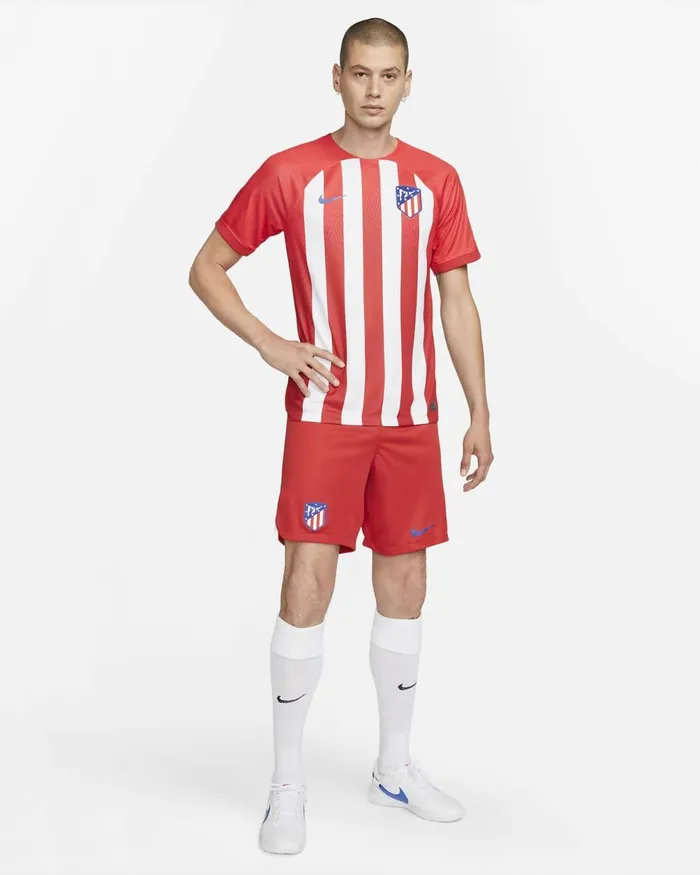 Men Nike Shorts Atltico Madrid 202324 Stadium HomeAway Sport Redwhiteold Royal