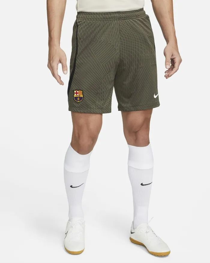 Men Nike Shorts FC Barcelona Strike Sequoiablackwhite