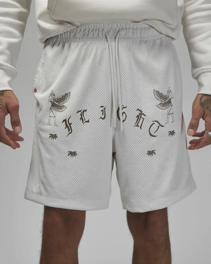 Men Nike Shorts Jordan Artist Series By Umar Rashid Phantompalomino