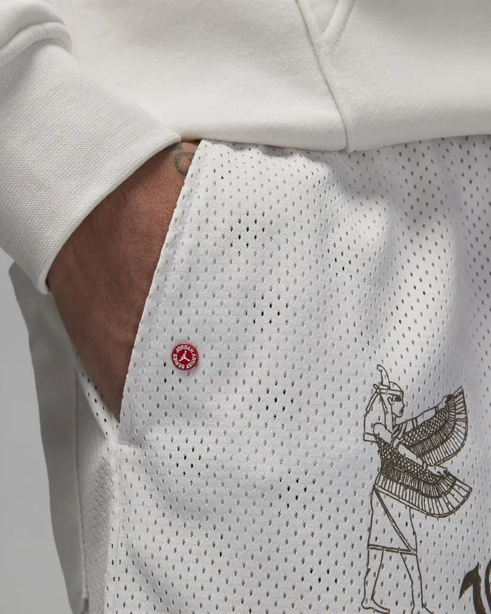 Men Nike Shorts Jordan Artist Series By Umar Rashid Phantompalomino