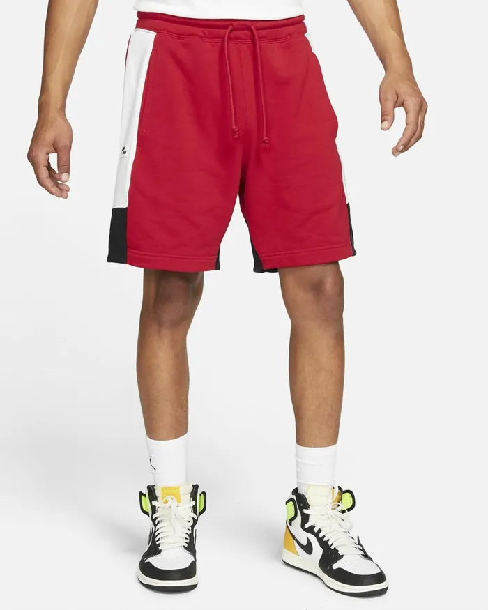 Men Nike Shorts Jordan Jumpman Gym Redwhiteblack