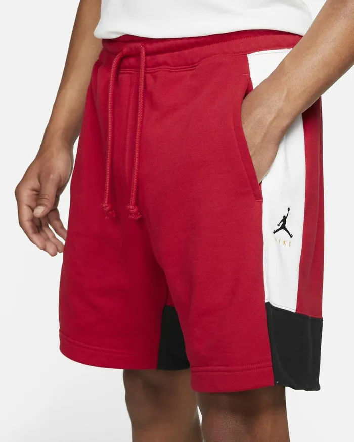 Men Nike Shorts Jordan Jumpman Gym Redwhiteblack