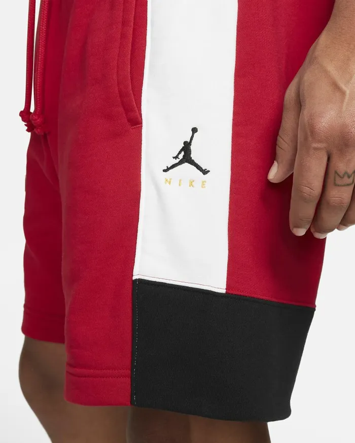 Men Nike Shorts Jordan Jumpman Gym Redwhiteblack